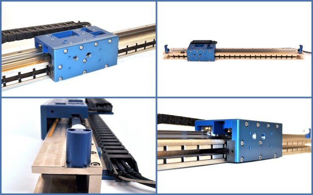 image of Vacuum Compatible Brushless Linear Motor Positioning Stage