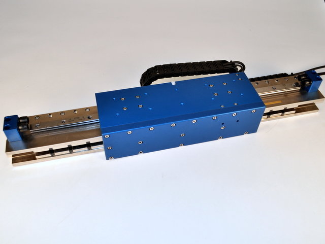 image of High Force Brushless Linear Motor Positioning Stage