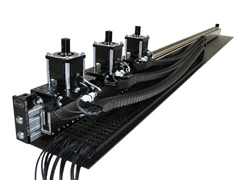 multi-axis solution that uses direct drive linear motor technology and rotary-to-linear technology